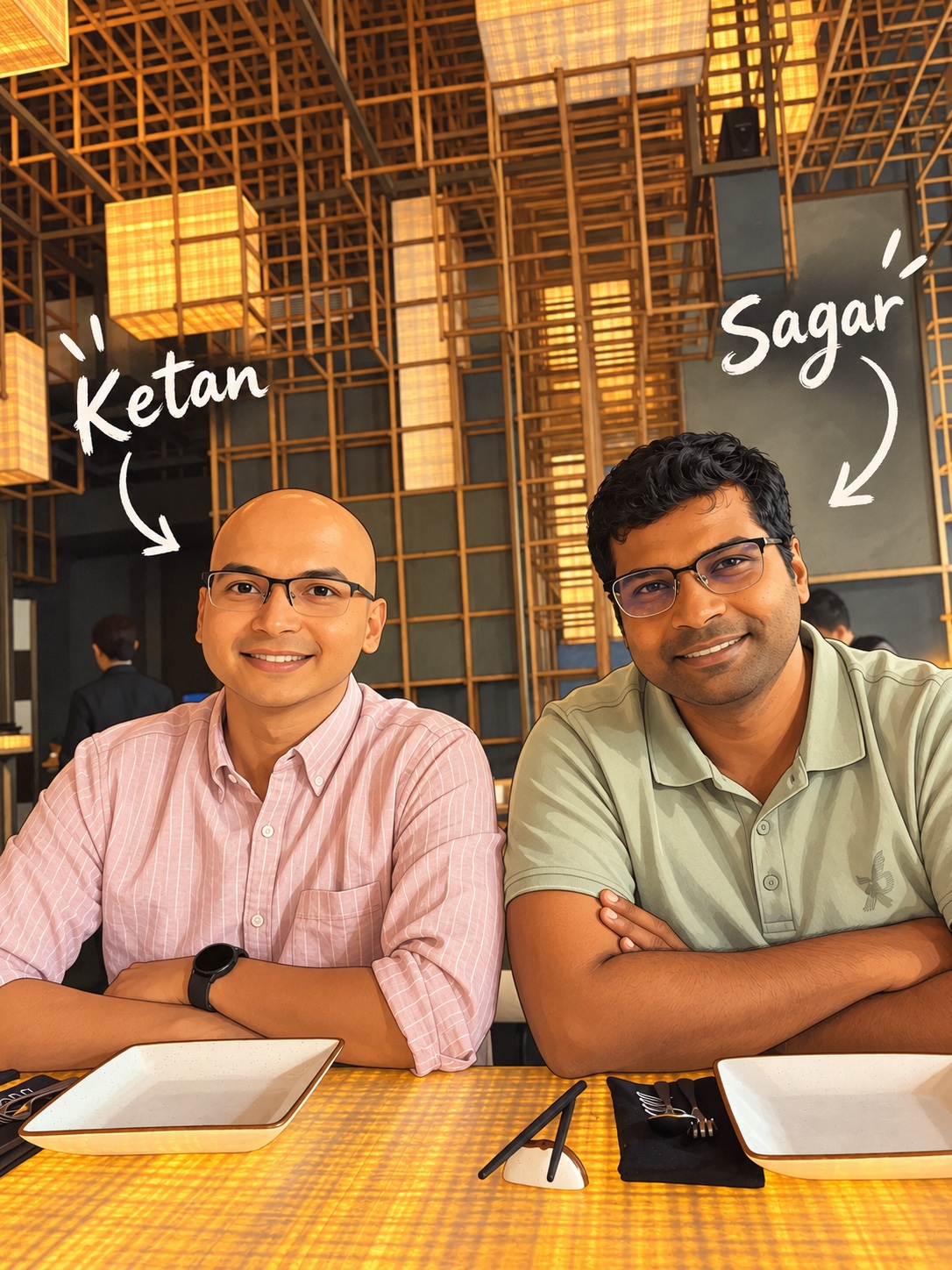 Ketan and Sagar, the co-founders of Nomad Products and CherryPic